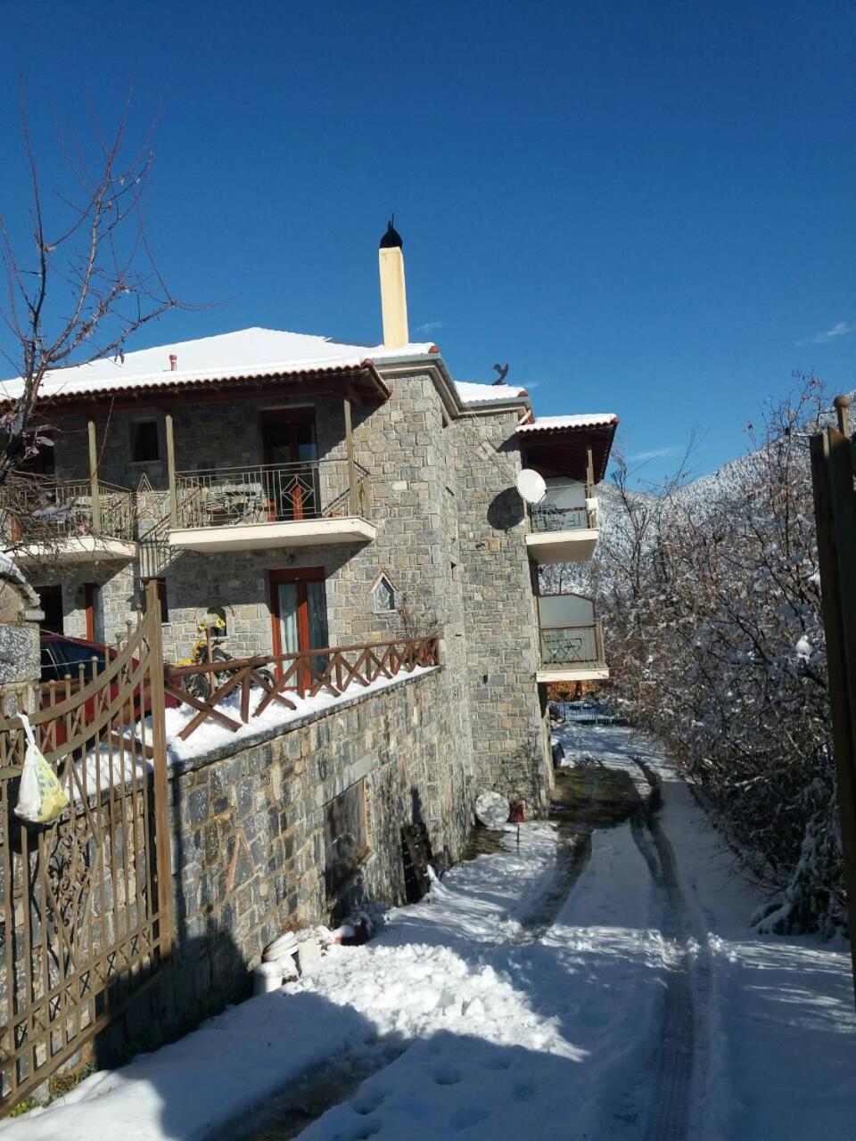 ホテル To Spiti Tis Irinis ヴィティナ エクステリア 写真